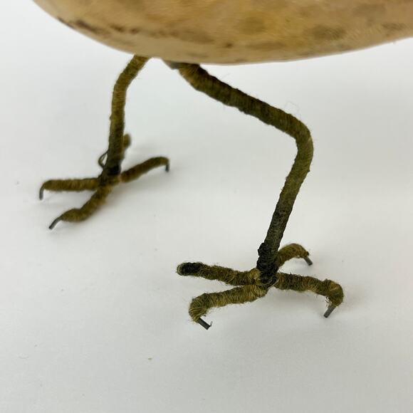 Handcarved Sandpiper Shore Bird Sculpture - Picture 3 of 7